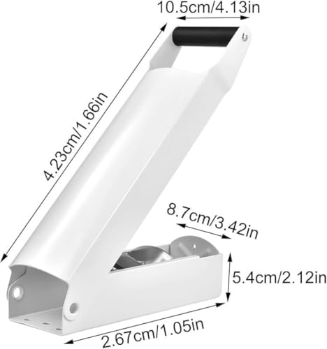 Juxkov 空き缶つぶし器 ペットボトルつぶし機 缶つぶし機 ペットボトル つぶし機 ゴミ 缶クラッシャー 簡単に潰せる 缶＆ペットボトル潰し器 穴あけ 空き缶 ペットボトルオープナ ボトルオープナー 適正 12 オンスと 16 オンスの瓶 ブラック